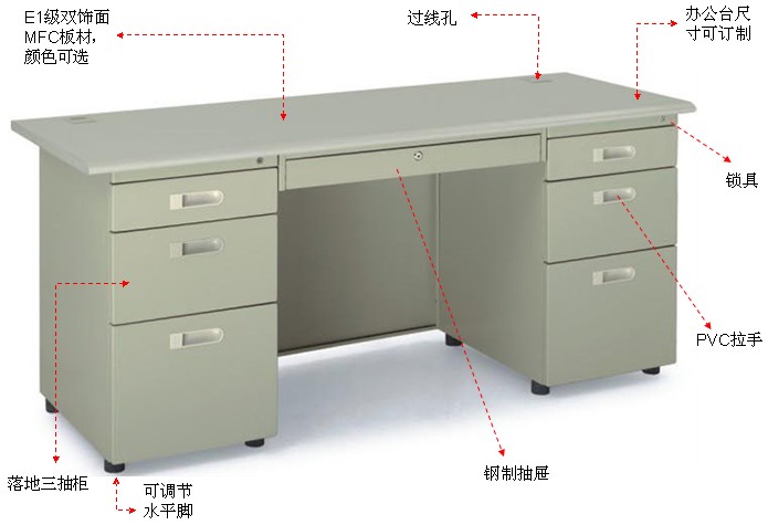 鋼制辦公臺(tái)