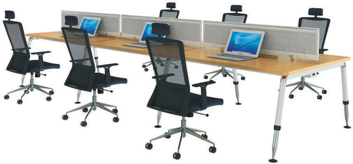 辦公臺|鋼木職員臺|辦公家具|鋼木職員臺